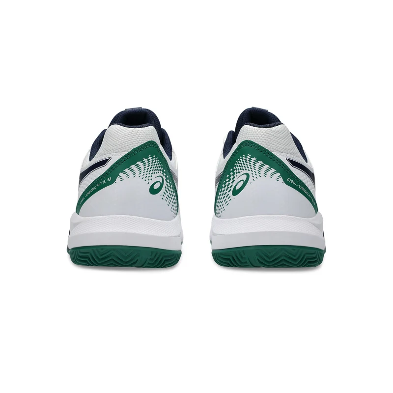 Gel-Dedicate 8 Sandplatzschuh Herren - weiß, grün