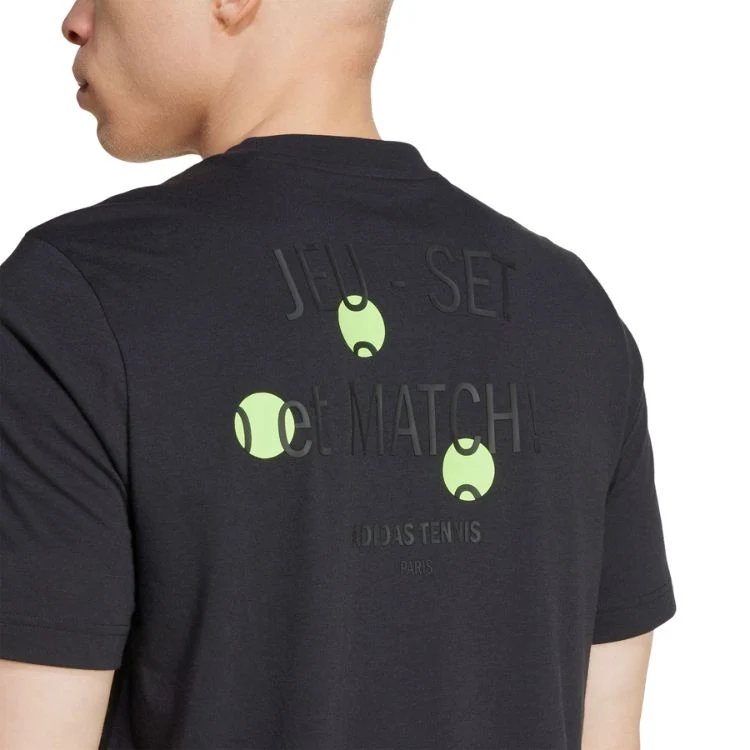Adidas T-Shirt Graphic Jeu Zwart