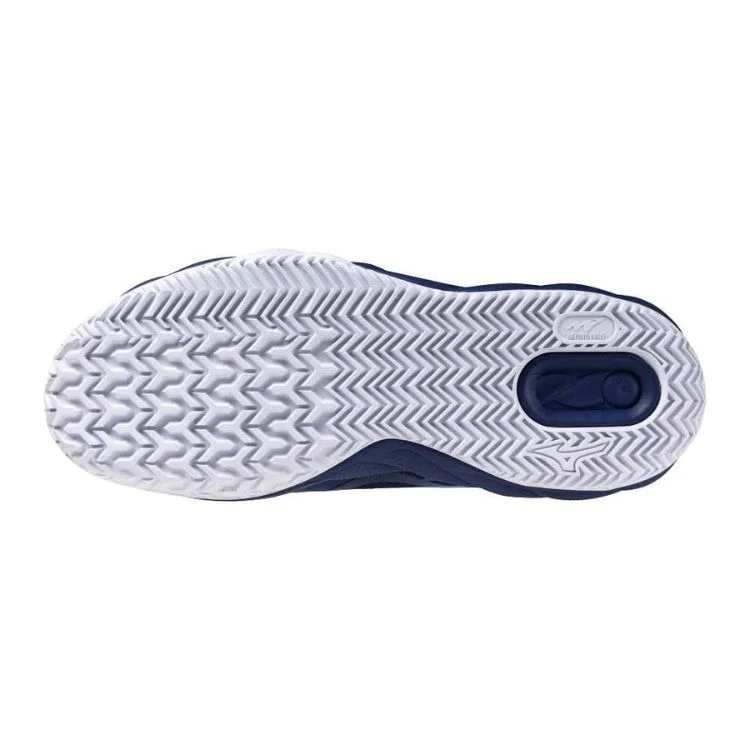 Mizuno Tennisschoen Padelschoen Wave Enforce Court CC Heren Blauw Wit