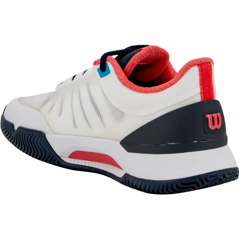 Wilson Tennisschoen Padelschoen Intrigue Tour Clay Dames Wit Navy
