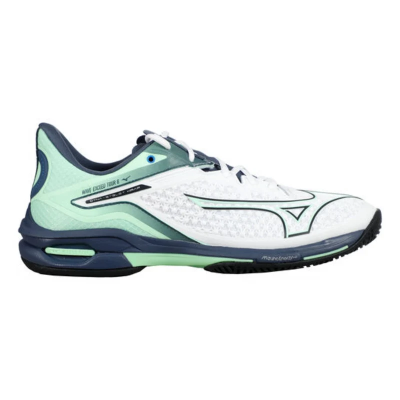 Mizuno Tennisschoen Padelschoen Wave Exceed Tour 6 CC Heren Wit Mint