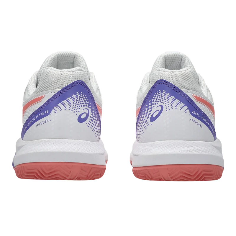 Zapatillas Asics Gel-Dedicate 8 Padel Women White/Guava 2026