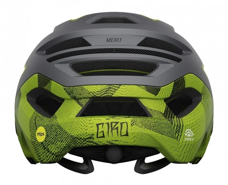 Giro MERIT SPHERICAL MIPS Fahrradhelm mat metallic ano lime Herren