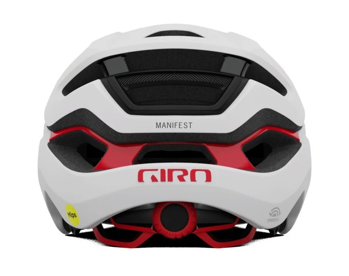 Giro MANIFEST SPHERICAL MIPS Fahrradhelm white black red Herren