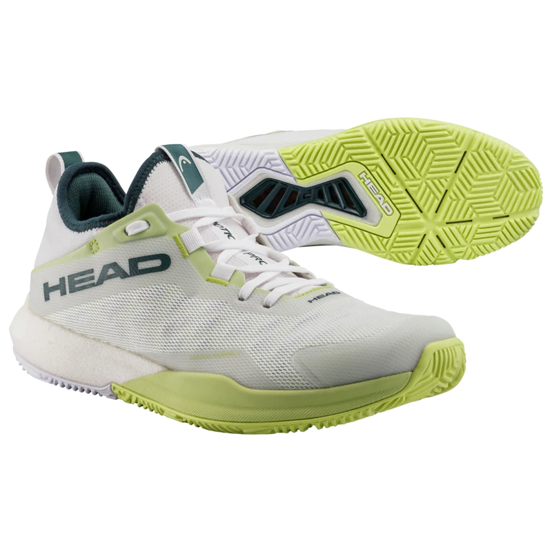 Head Motion Pro Padel Shoes (Men, White/Lime)