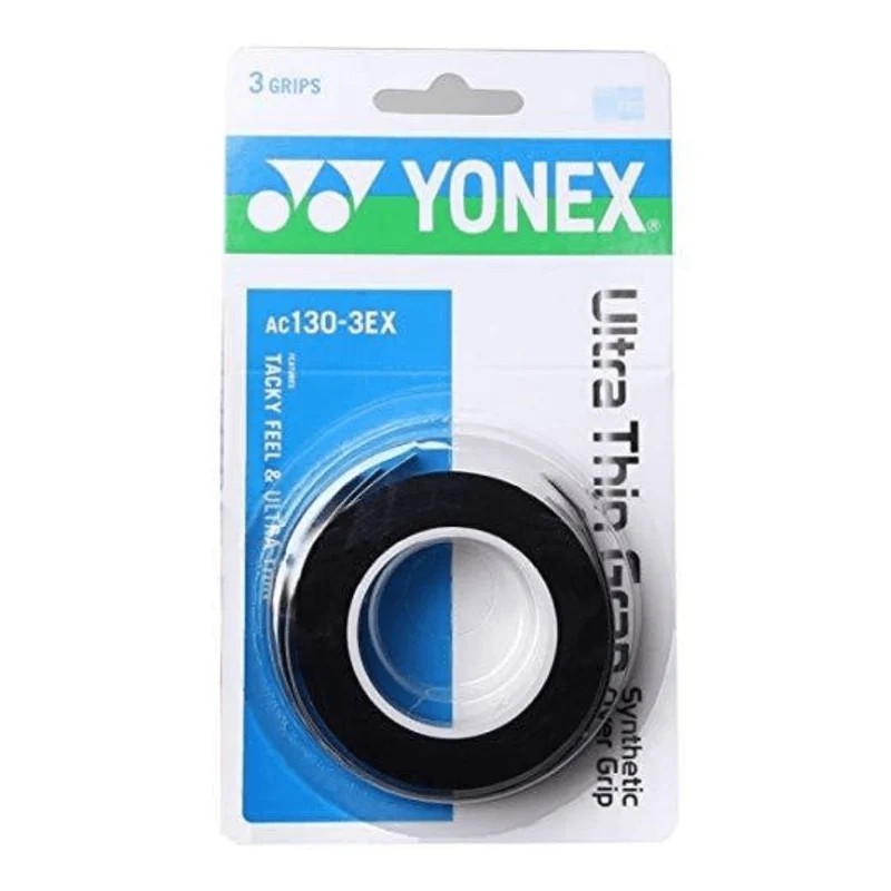 Yonex Ultra Thin Grap (3-Pack, Black)