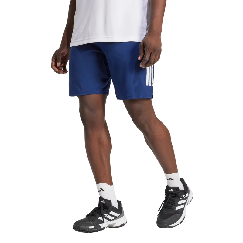 Adidas Club 3 Stripes 7 Inch Shorts Dark Blue