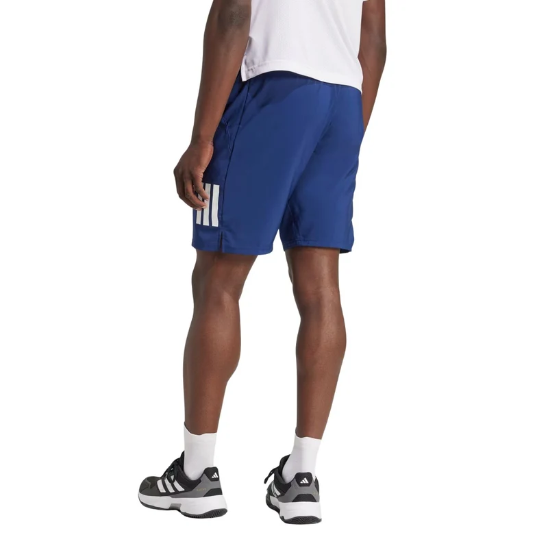 Adidas Club 3 Stripes 7 Inch Shorts Dark Blue