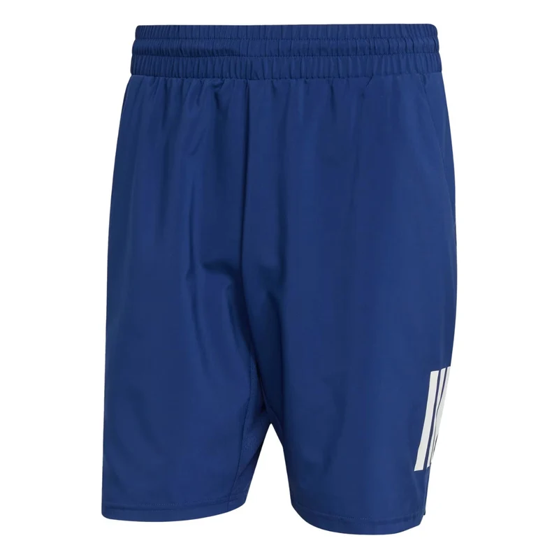 Adidas Club 3 Stripes 7 Inch Shorts Dark Blue
