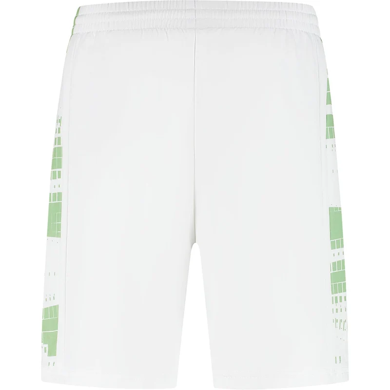 Dunlop Mens Game Shorts White/Fair Green