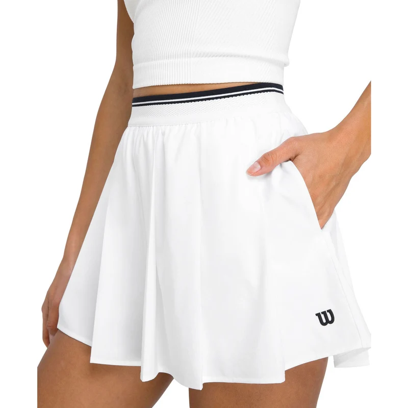 Wilson W Velocity Pleated Short White