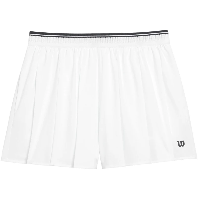 Wilson W Velocity Pleated Short White
