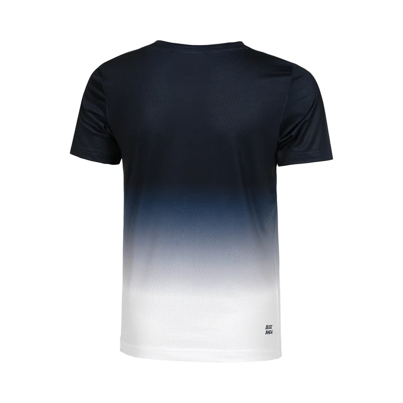 Crew Gradiant T-Shirt Jungen-Dunkelblau,Weiß