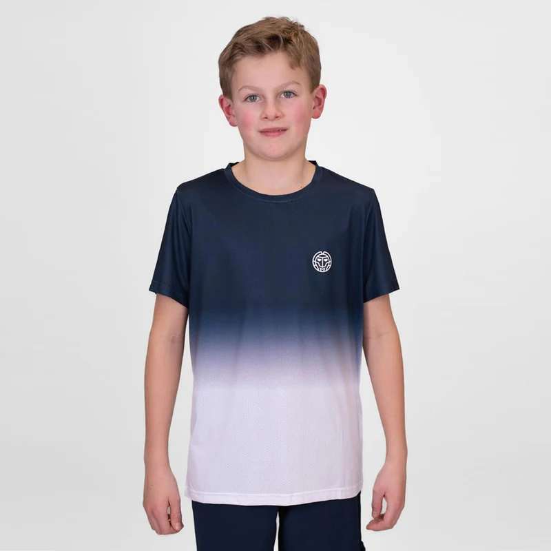 Crew Gradiant T-Shirt Jungen-Dunkelblau,Weiß