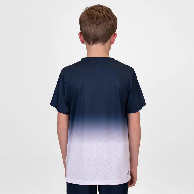 Crew Gradiant T-Shirt Jungen-Dunkelblau,Weiß