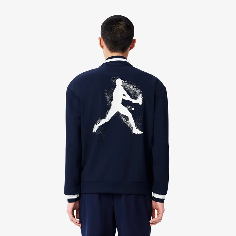 Djokovic Trainingsjacke Herren-Dunkelblau,Weiß