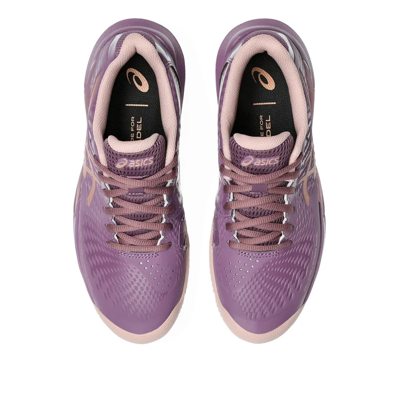 Gel-Challenger Padelschuh Damen-Weinrot