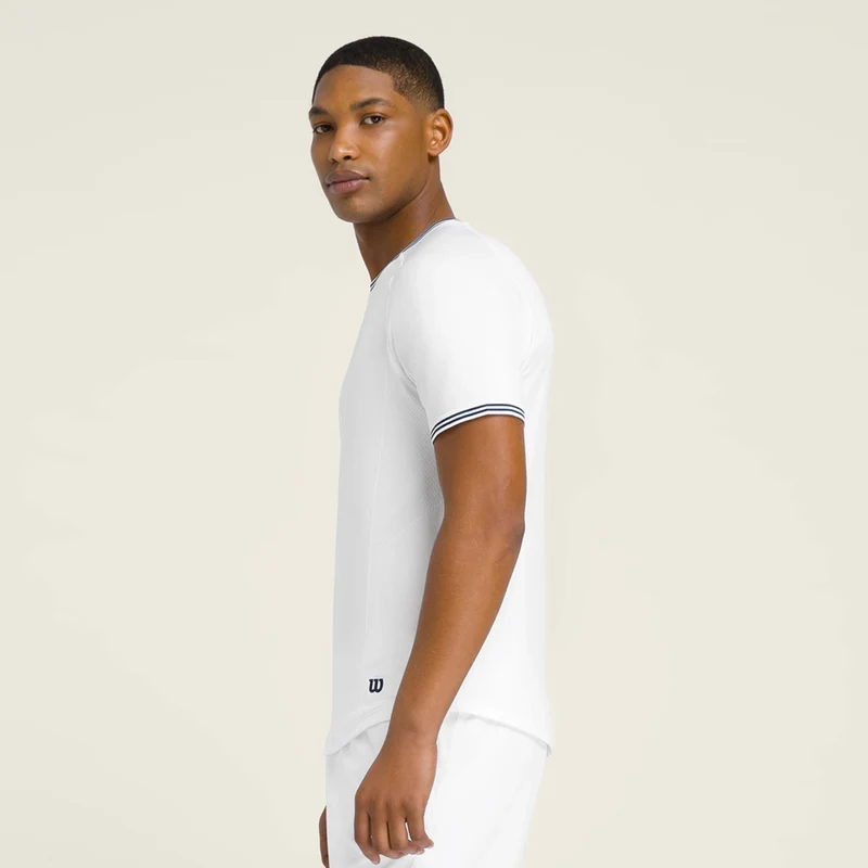 Court Performance Crew T-Shirt Herren-Weiß