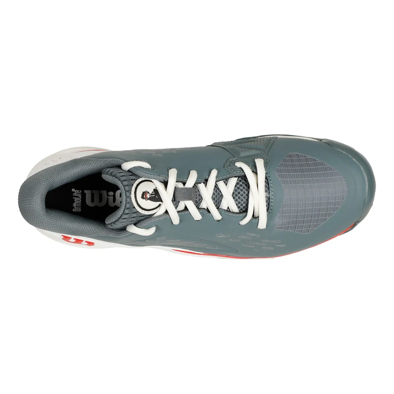 Rush Pro Ace Quiet Please Sandplatzschuh Herren-Grau,Orange