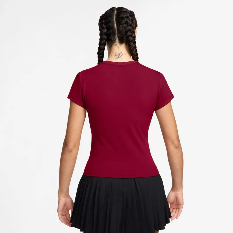 Court Dri-FIT Advantage T-Shirt Damen - rot, rot