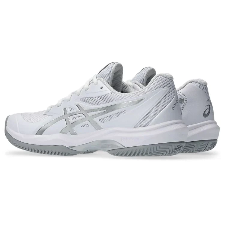 Asics Tennisschoen Game FF Clay / OC Dames Wit Zilver