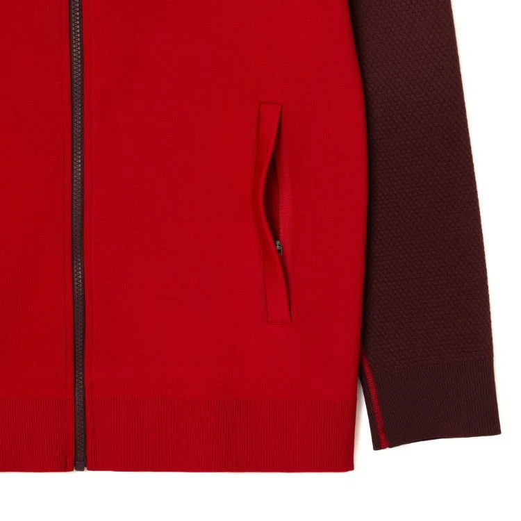 Lacoste Jack X Novak Djokovic Ritsjack Heren Rood/Bordeaux