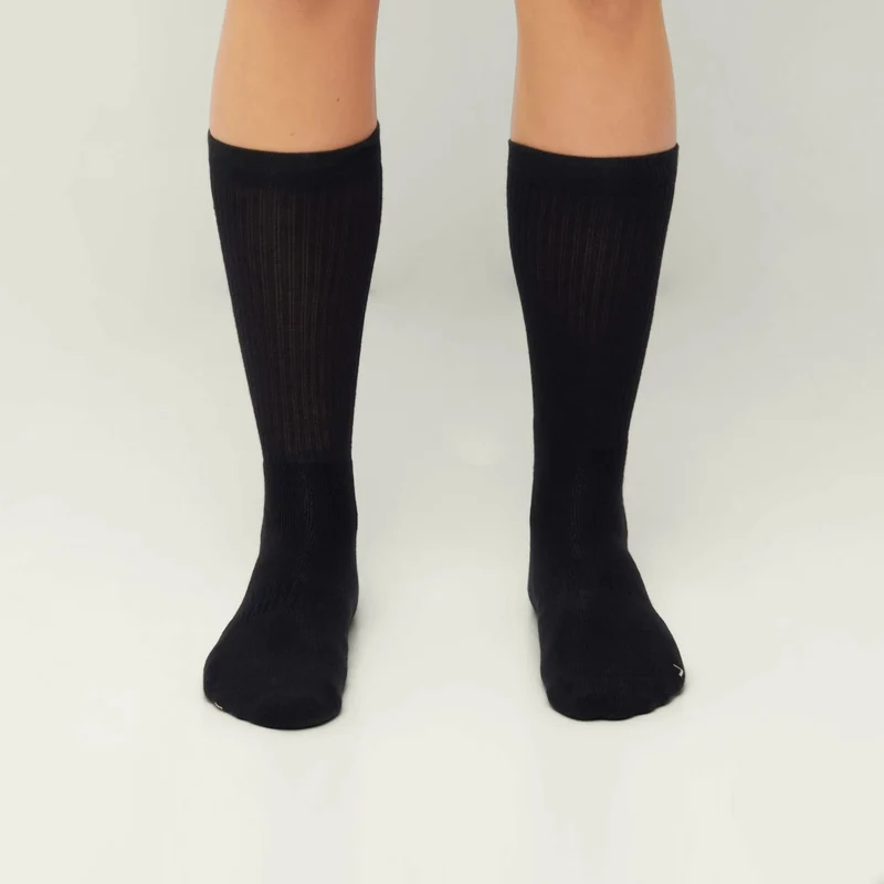 Cuera Padel Crew Socks (2-pack, Black)