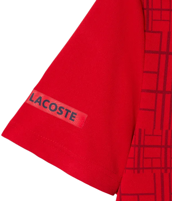 Polo Lacoste Tennis x Novak Djokovic Rojo 2025
