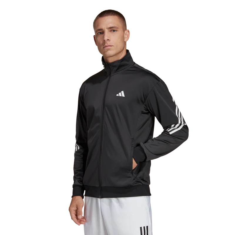 Adidas 3-Stripe Knitted Jacket (Black)