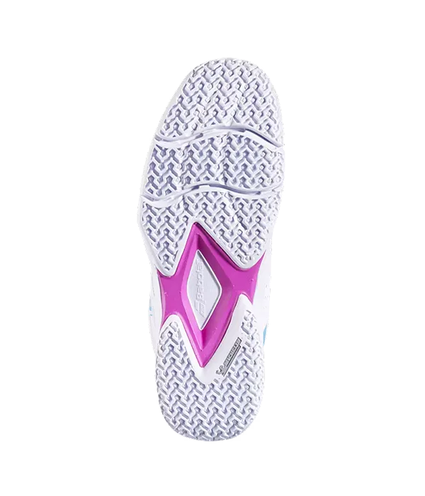 Zapatillas Babolat Sensa Rise Mujer White/Rhodamine Red