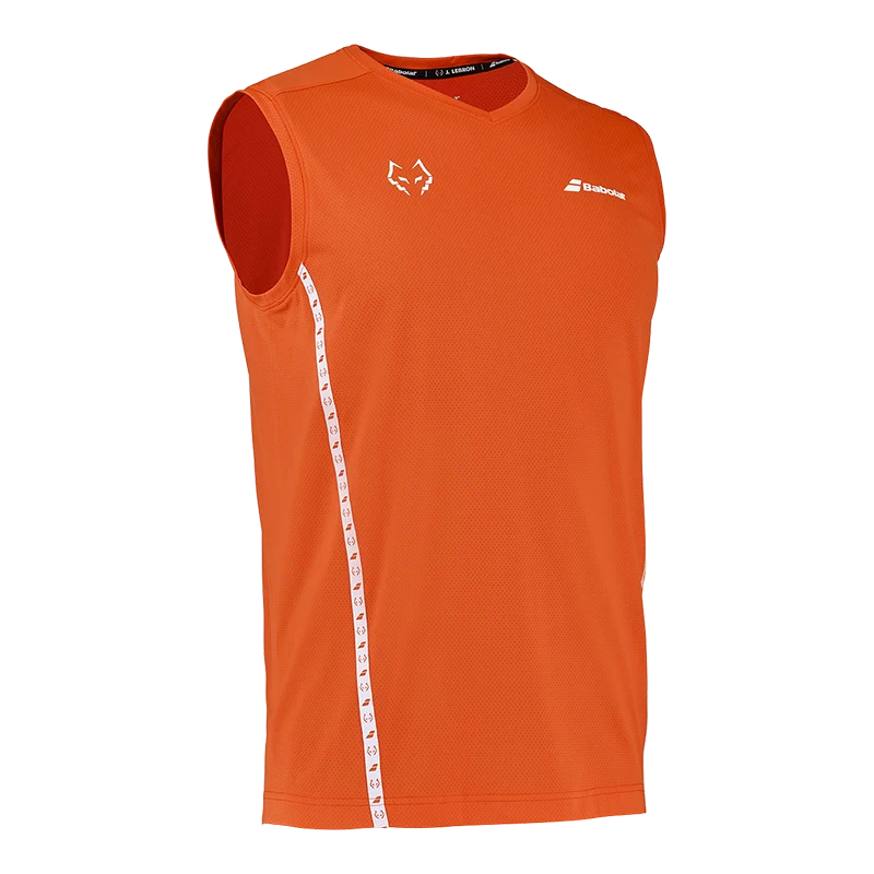 Camiseta Babolat Muscle Red/Orange 2026 J. Lebrón