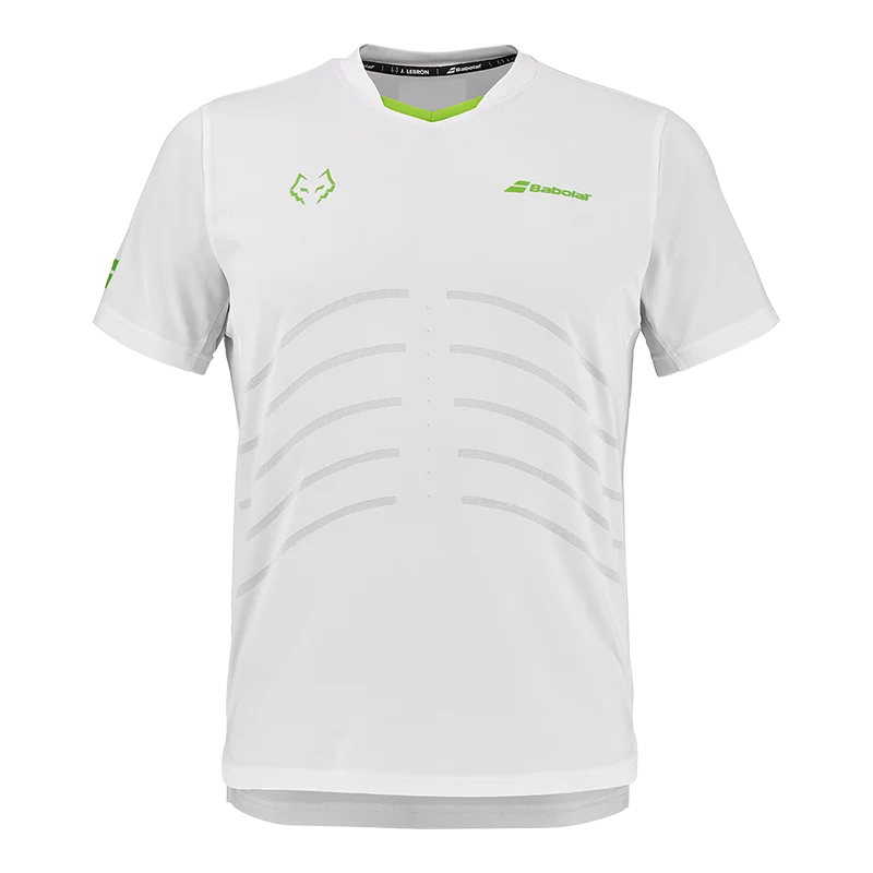Camiseta Babolat Réplica White/White 2026 J. Lebrón