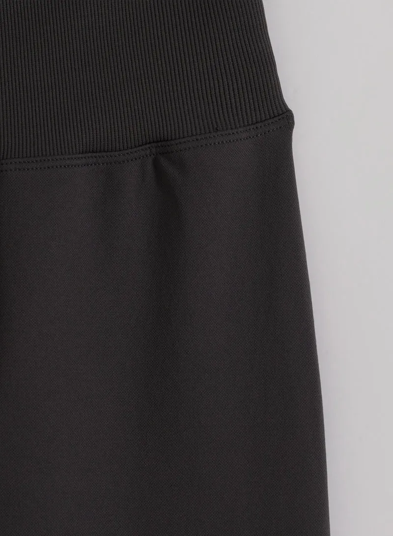 Shadow Grey Shape Seamless Flare Tights