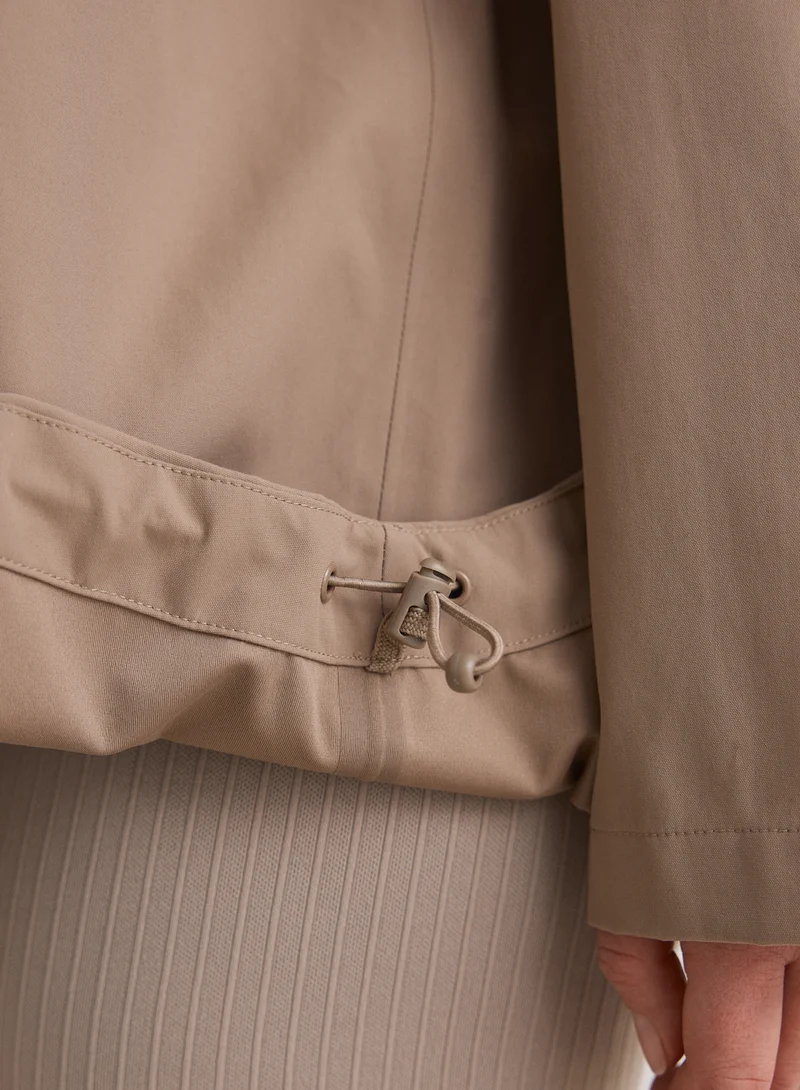 Espresso Waterproof Oversized Anorak