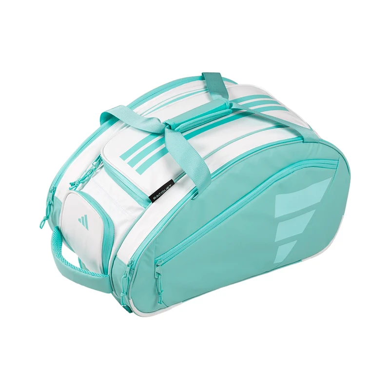 Pro Match Padelschlägertasche - weiß, blau