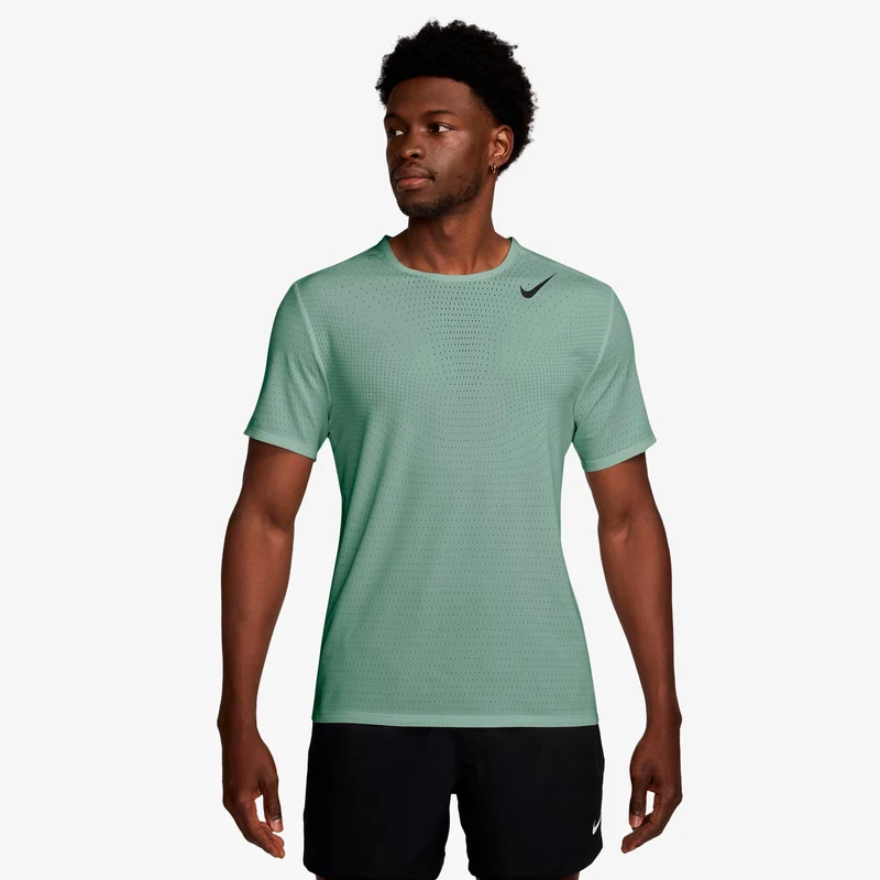 AeroSwift Laufshirt Herren - oliv, schwarz