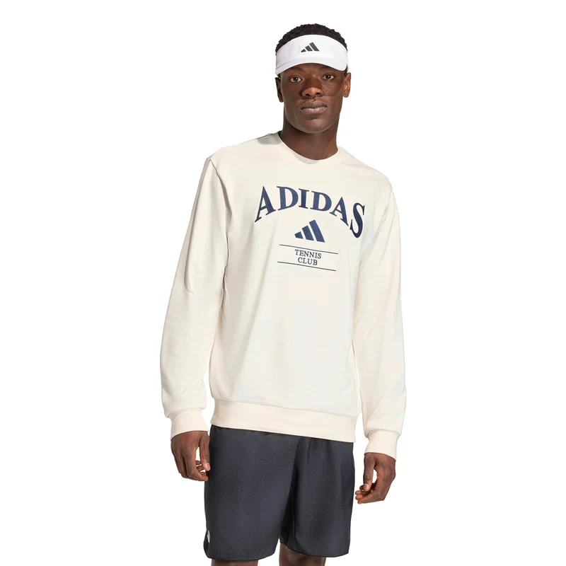 Heritage Graphik Sweatshirt Herren - weiß, dunkelblau