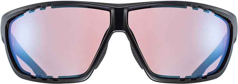 uvex SPORTSTYLE 706 CV Sportbrille black mat Unisex litemirror blue