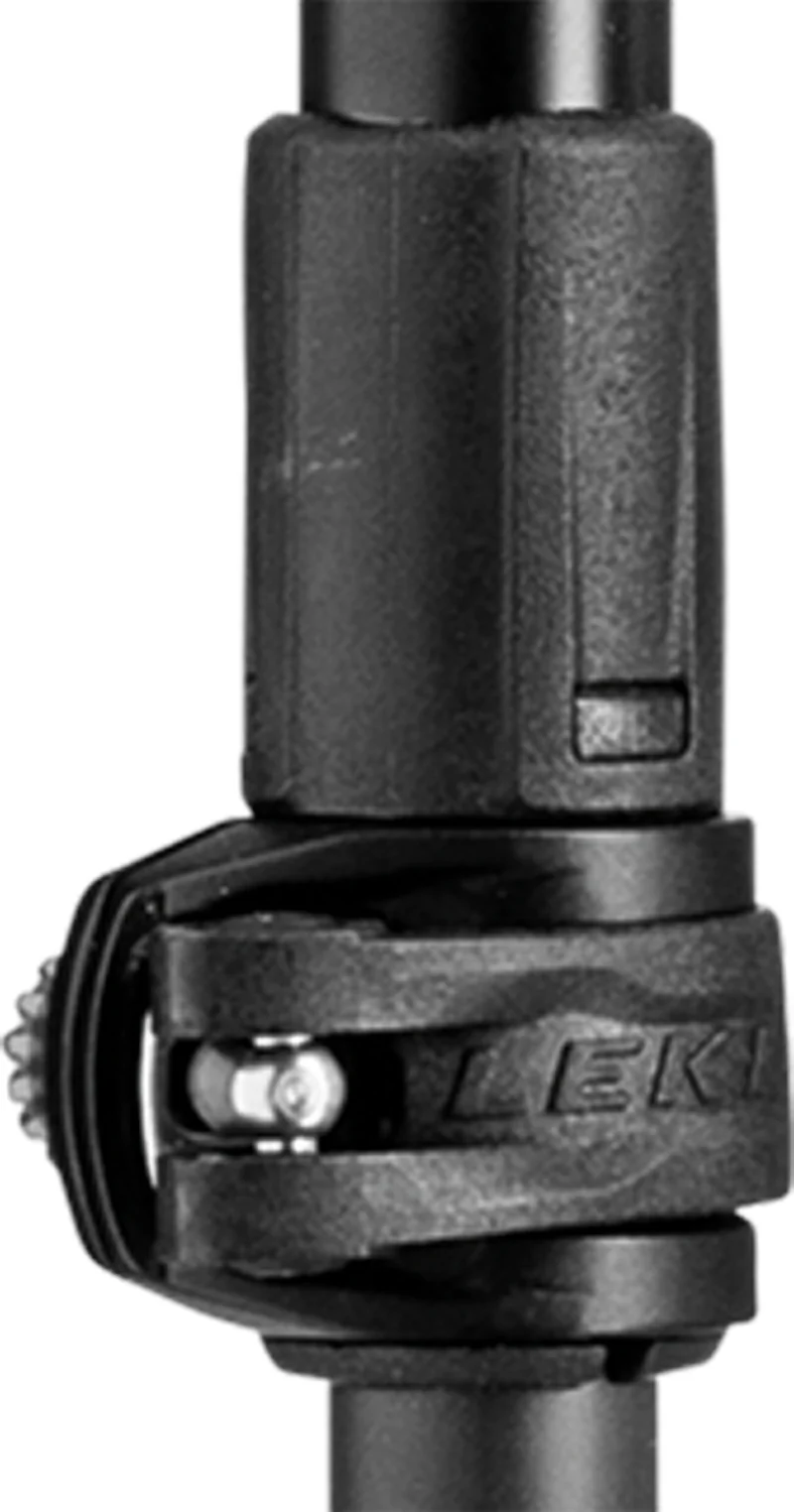 Leki BLACK SERIES CARBON Trekkingstöcke black-black gray-dark anthracite (100-135 cm) Unisex
