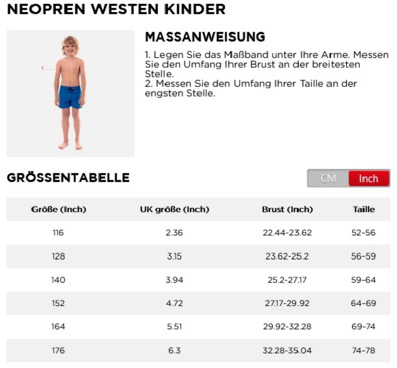 Jobe NYLON Schwimmweste Kinder