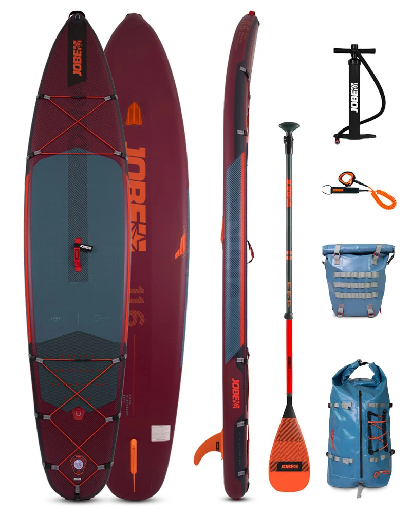 Jobe ADVENTURE DUNA 11.6 Aufblasbares SUP Board Paket burgundy Unisex