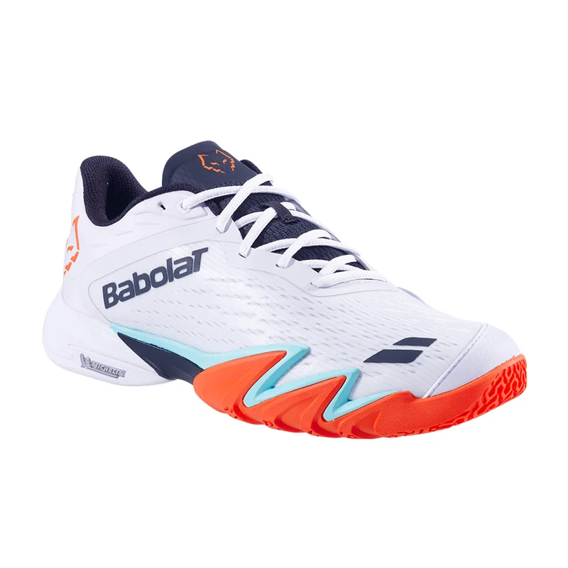 BABOLAT JET PREMURA 3 Men Blanco/Naranja SS26 JUAN LEBRON (Zapatillas)
