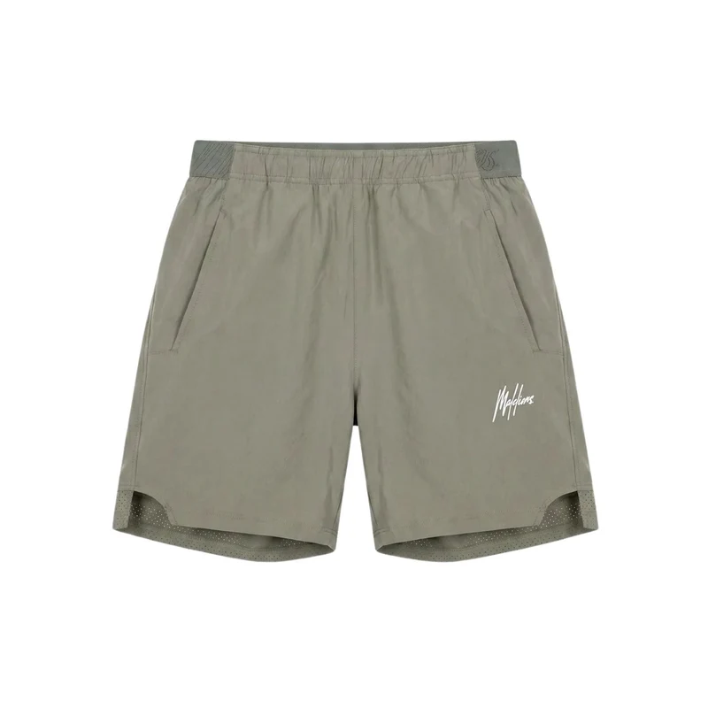 Malelions Sport Running Shorts Khaki