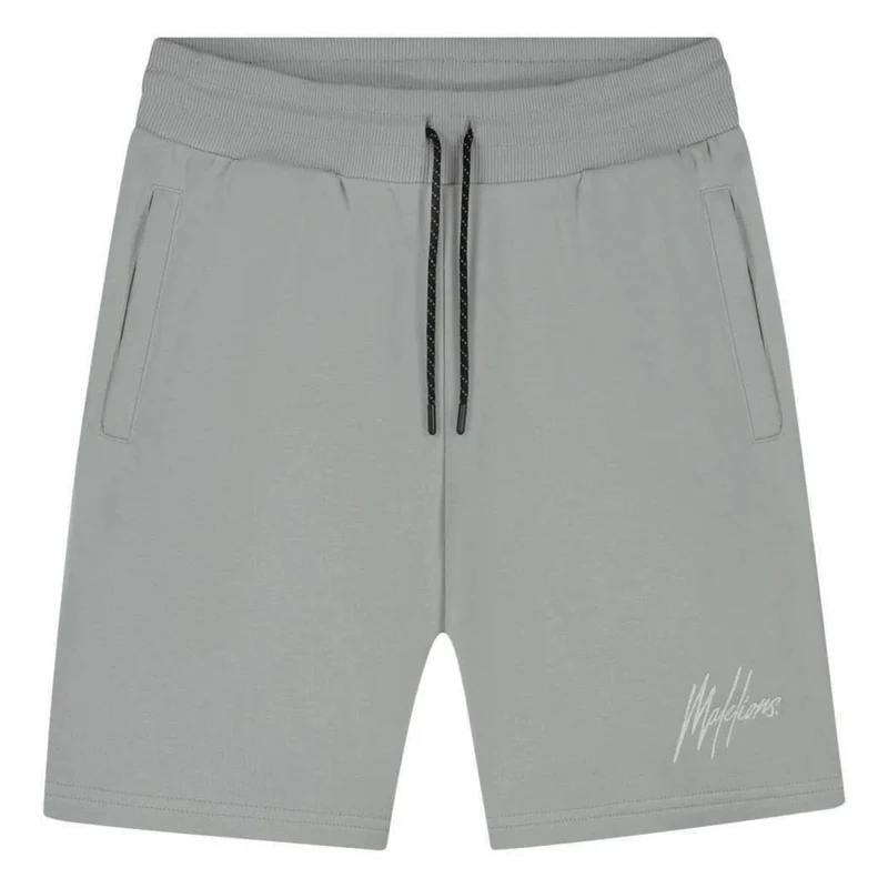 Malelions Sport Logo Shorts Ocean Grey