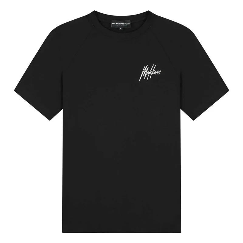 Malelions Sport Logo Raglan T-Shirt Black