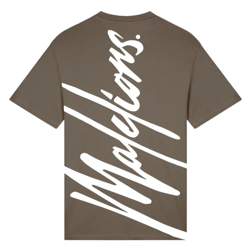 Malelions Sport Regular Running T-Shirt Khaki