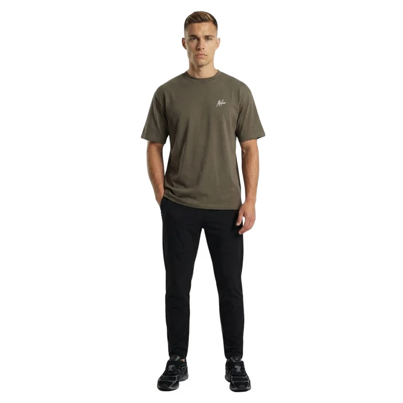 Malelions Sport Regular Running T-Shirt Khaki