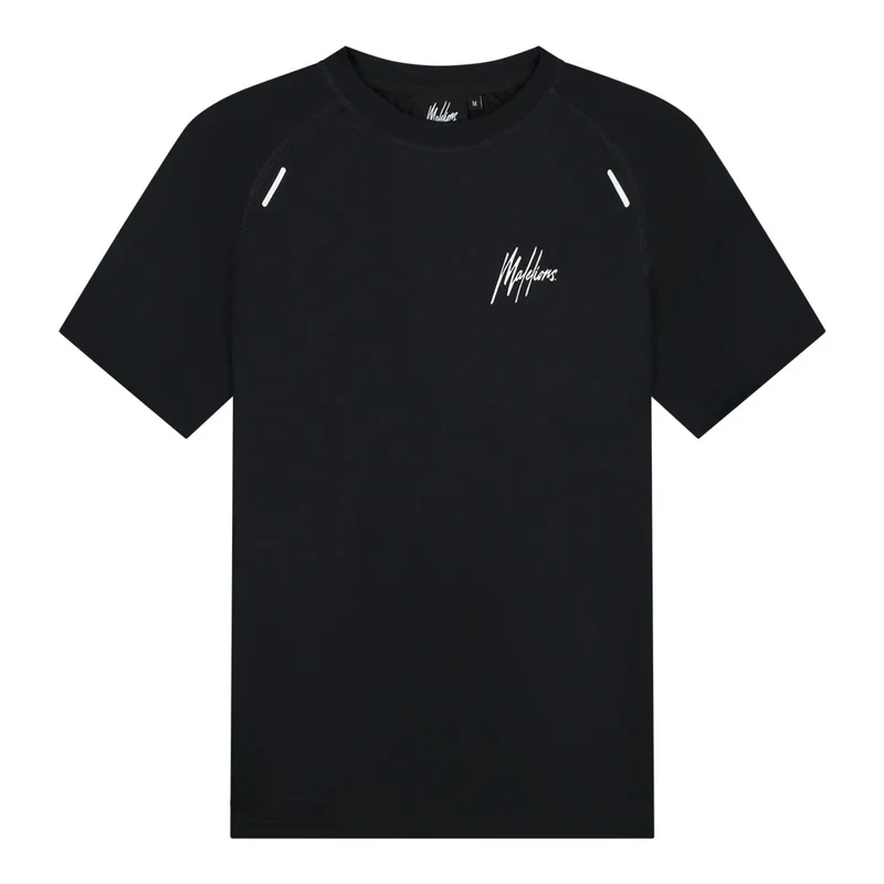 Malelions Sport Pique T-shirt Black