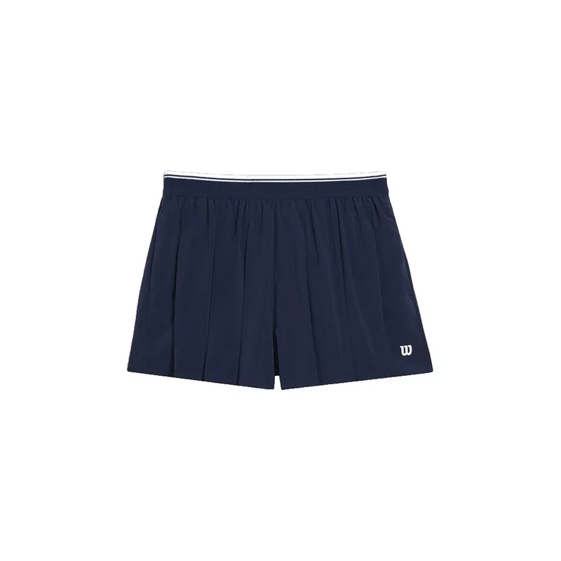 Wilson W Velocity Pleated Short Navy