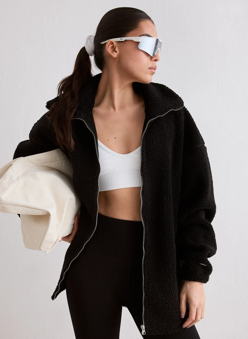 Black Pile Jacket